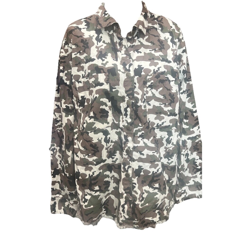 Seed to Style Organic Cotton Twill Button-Down Long Sleeve Women’s Casual Shirt